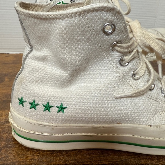Converse Chuck Taylor 70 White Retro Grunge Skater Women’s Size 9 High Top Shoes - Picture 3 of 11